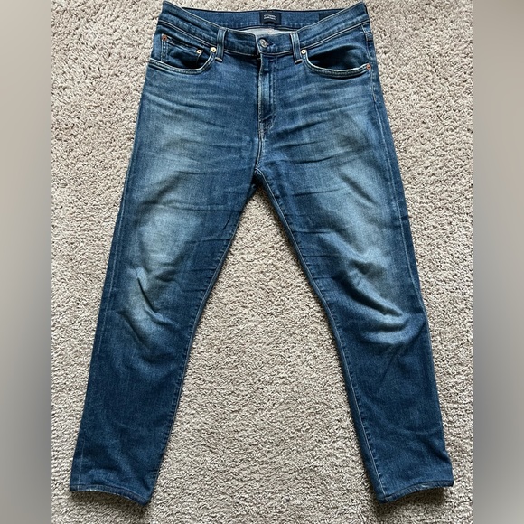 Citizens of Humanity London Tapered Slim in Whidbey Dark Indigo - Picture 1 of 7